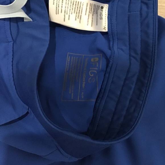 Med Petite Zamora FIgs scrub pant good Condition blue - Picture 9 of 9